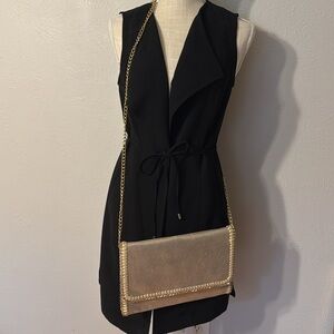 Phase 3 Elegant Gold Chain Strap Bag